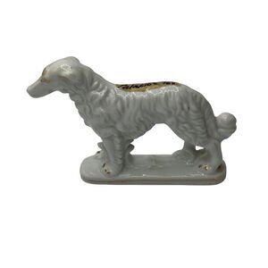 Vintage Japanese Greyhound Figurine Porcelain